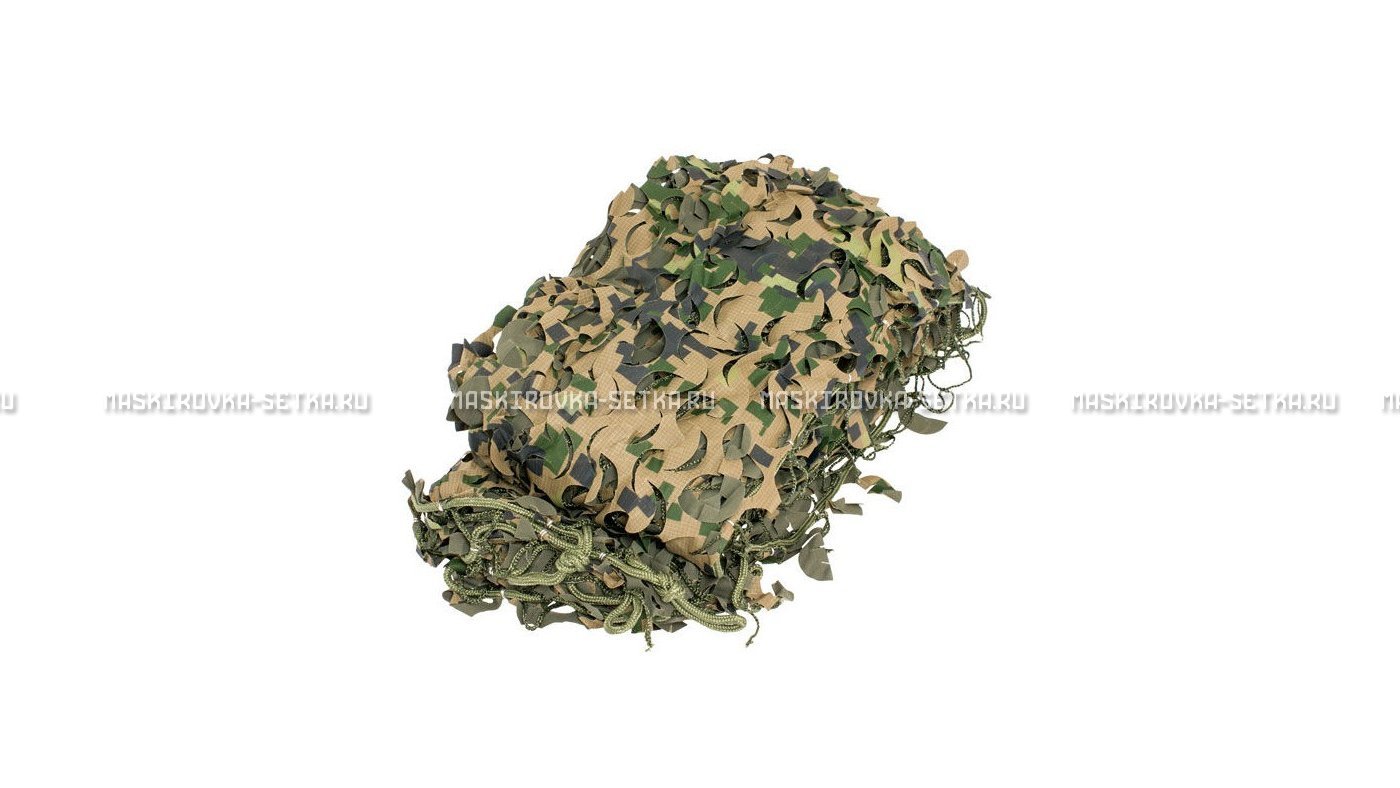 Массеть Camosystems Пейзаж-Профи Лес 3D 1,8х3 м  – купить по цене 3850 руб. в интернет-магазине в городе Томск картинка 6