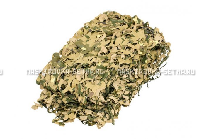 Массеть Camosystems Пейзаж-Профи Милитари 3D 1,8х3 м  – купить по цене 3850 руб. в интернет-магазине в городе Томск картинка 1