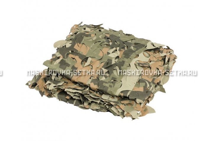Сетка Camosystems Пейзаж Полынь 3D 2,4х6 м  – купить по цене 6200 руб. в интернет-магазине в городе Томск картинка 1