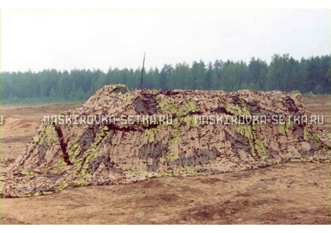 Маскировочная сетка МКТ-4П Поле 3х6 м – купить по цене 8700 руб. в интернет-магазине в городе Томск картинка 1