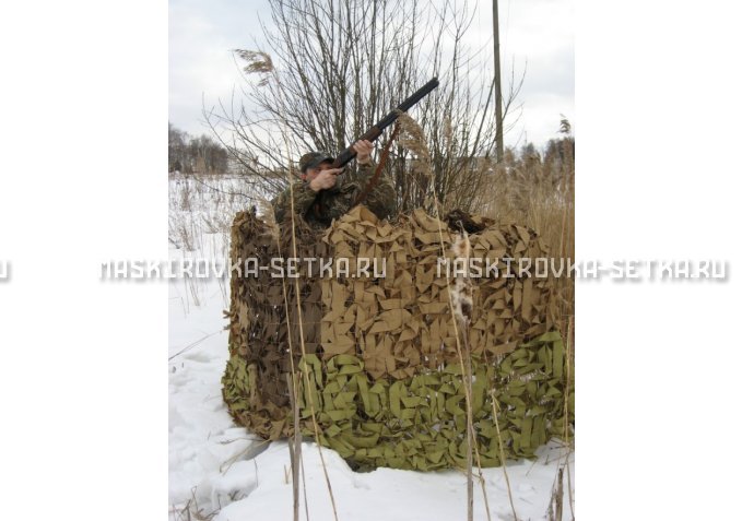 Маскировочная сеть МКТ-2П Поле 3х3 м – купить по цене 3100 руб. в интернет-магазине в городе Томск картинка 3