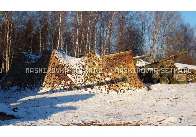 Маскировочная сеть МКТ-2П Поле 3х3 м – купить по цене 3100 руб. в интернет-магазине в городе Томск картинка 8