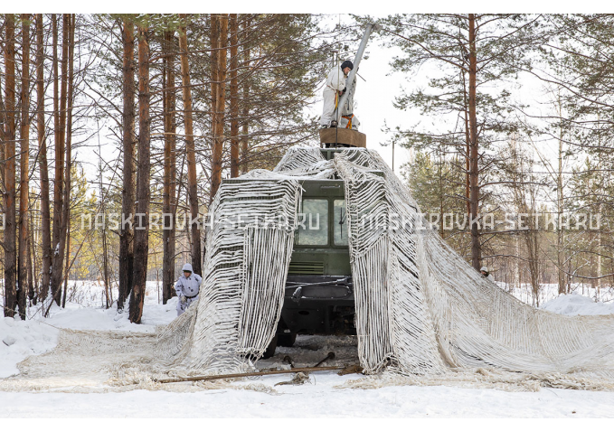 Маскировочный комплект МКТ-2С Снег 9х12 м без АП – купить по цене 29500 руб. в интернет-магазине в городе Томск картинка 3