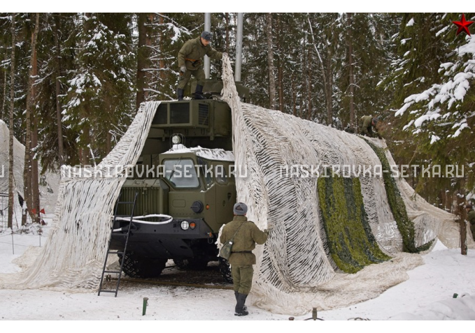 Маскировочный комплект МКТ-2С Снег 9х12 м без АП – купить по цене 29500 руб. в интернет-магазине в городе Томск картинка 8
