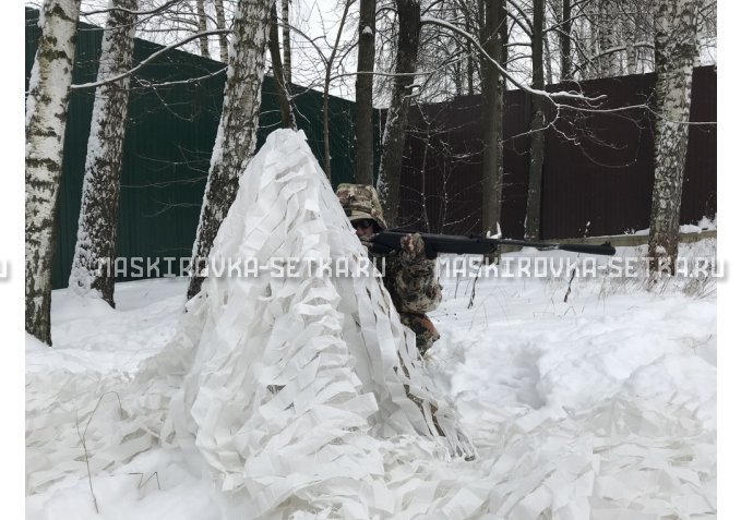 Маскировочная сеть МКТ-2С Снег 2х3 м – купить по цене 1700 руб. в интернет-магазине в городе Томск картинка 2