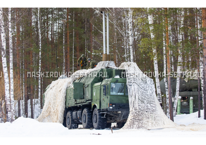 Маскировочный комплект МКТ-2С Снег 9х12 м без АП – купить по цене 29500 руб. в интернет-магазине в городе Томск картинка 1